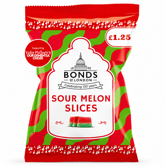 Bonds Sour Watermelon Slices Bags 130g PMP