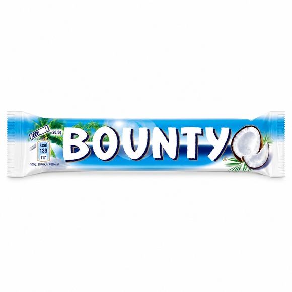 Bounty Coconut & Milk Chocolate Snack Bar Duo 57g