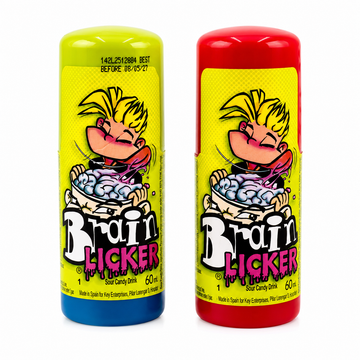 Brain Licker Blue Raspberry & Sour Strawberry Flavour Bottle 60ml Random Flavour
