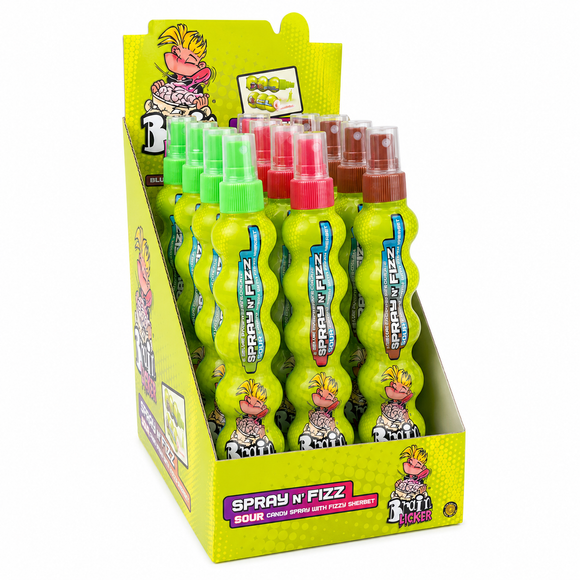 Brain Licker Spray N Fizz Tubes 80g