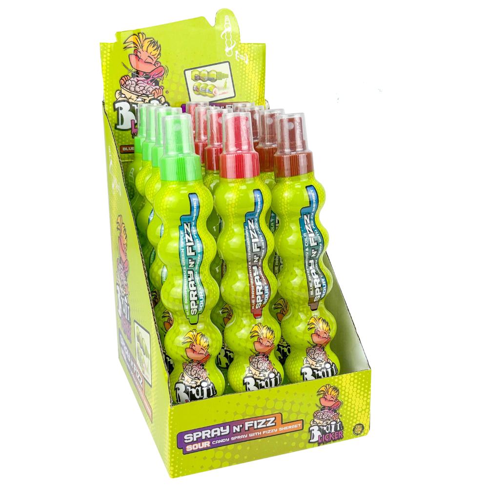 Brain Licker Spray N Fizz Tubes 80g – Giant Bradley's Online Sweet