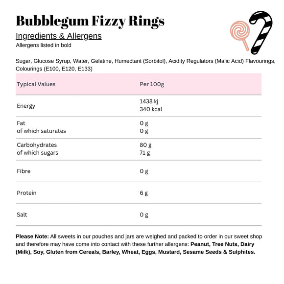 Bubblegum Fizzy Rings