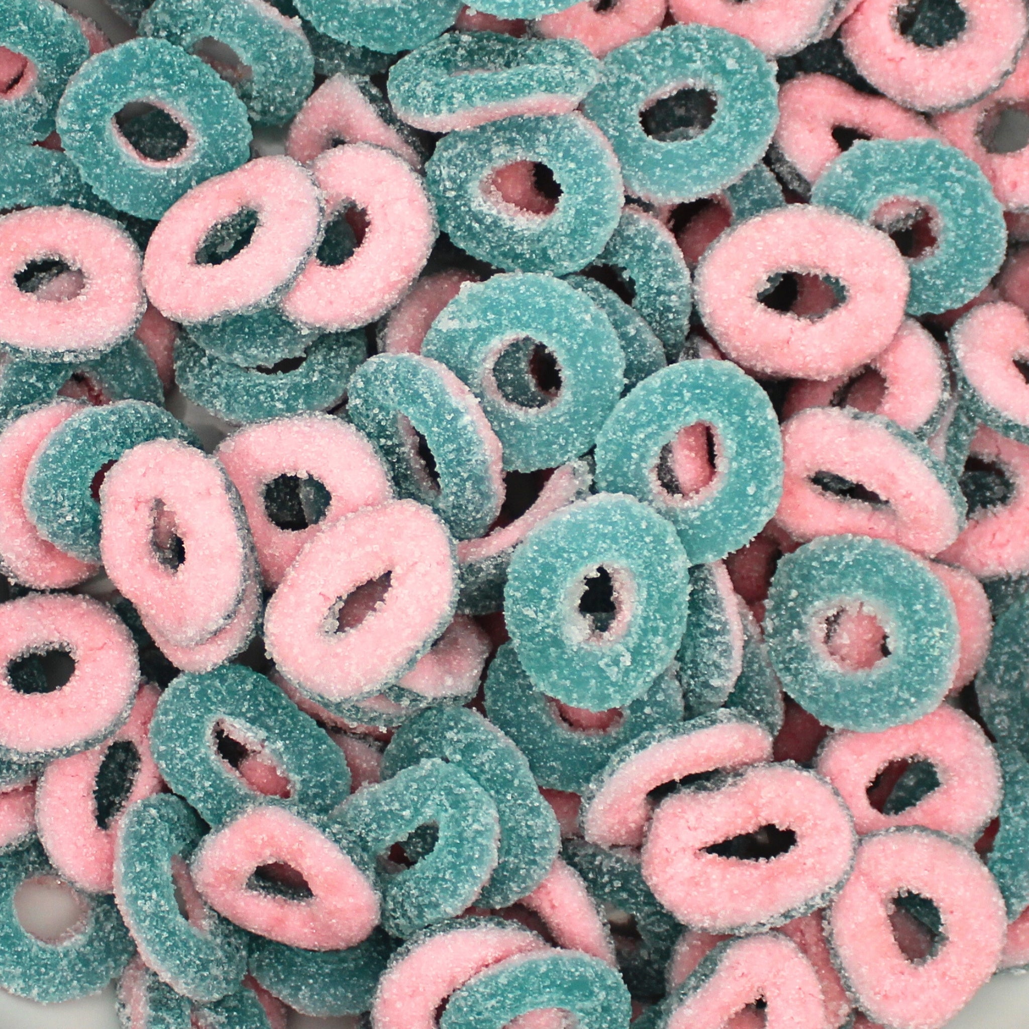 Bubblegum Fizzy Rings – Giant Bradley's Online Sweet Shop
