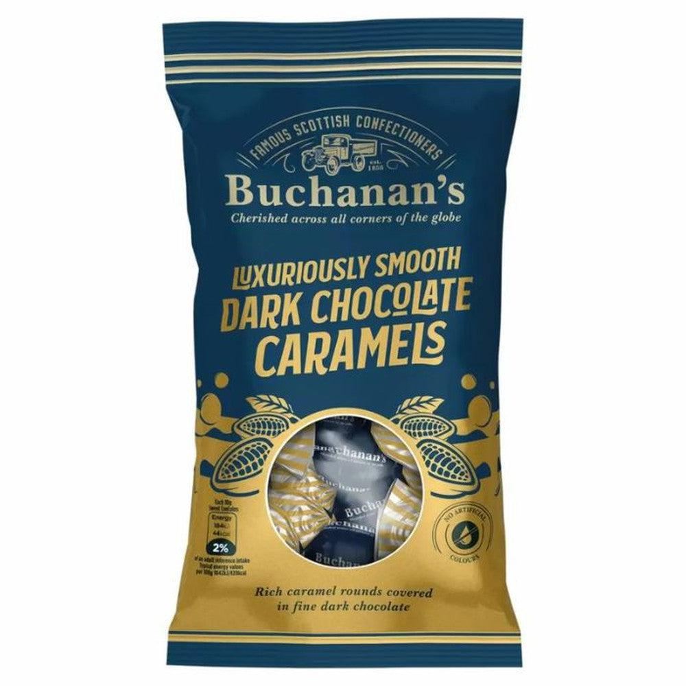 Buchanan's Luxuriously Smooth Dark Chocolate Caramels Bag 110g Giant