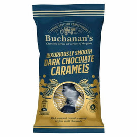 Buchanan's Luxuriously Smooth Dark Chocolate Caramels Bag 110g