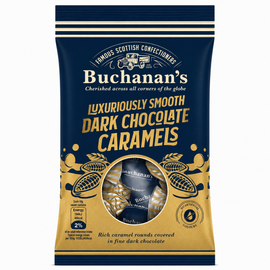 Buchanan's Luxuriously Smooth Dark Chocolate Caramels Bag 110g