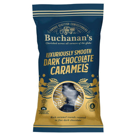 Buchanan's Luxuriously Smooth Dark Chocolate Caramels Bag 110g