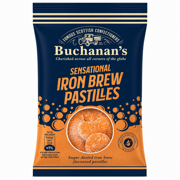 Buchanan's Sensational Iron Brew Pastilles Bag 145g