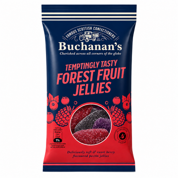 Buchanan's Temptingly Tasty Forest Fruit Jellies Bag 140g