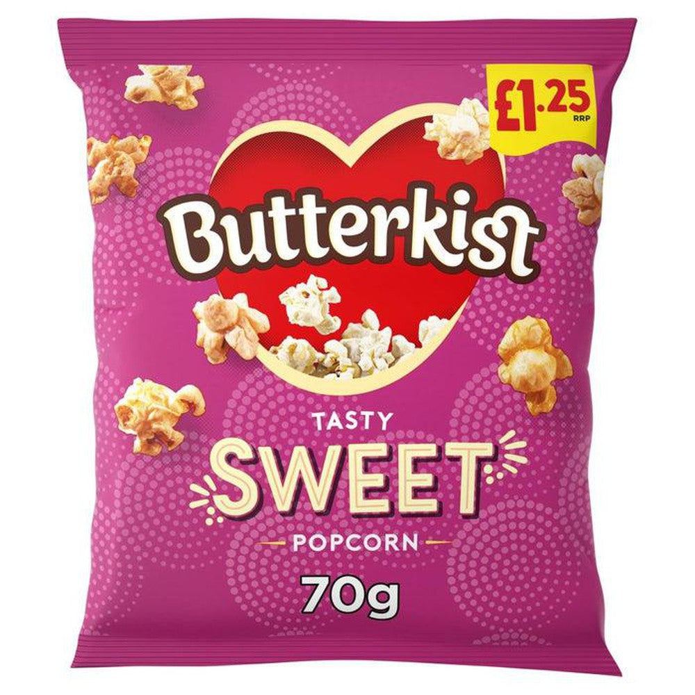 Butterkist Cinema Sweet Popcorn 70g | Giant Bradley's Online Sweet Shop