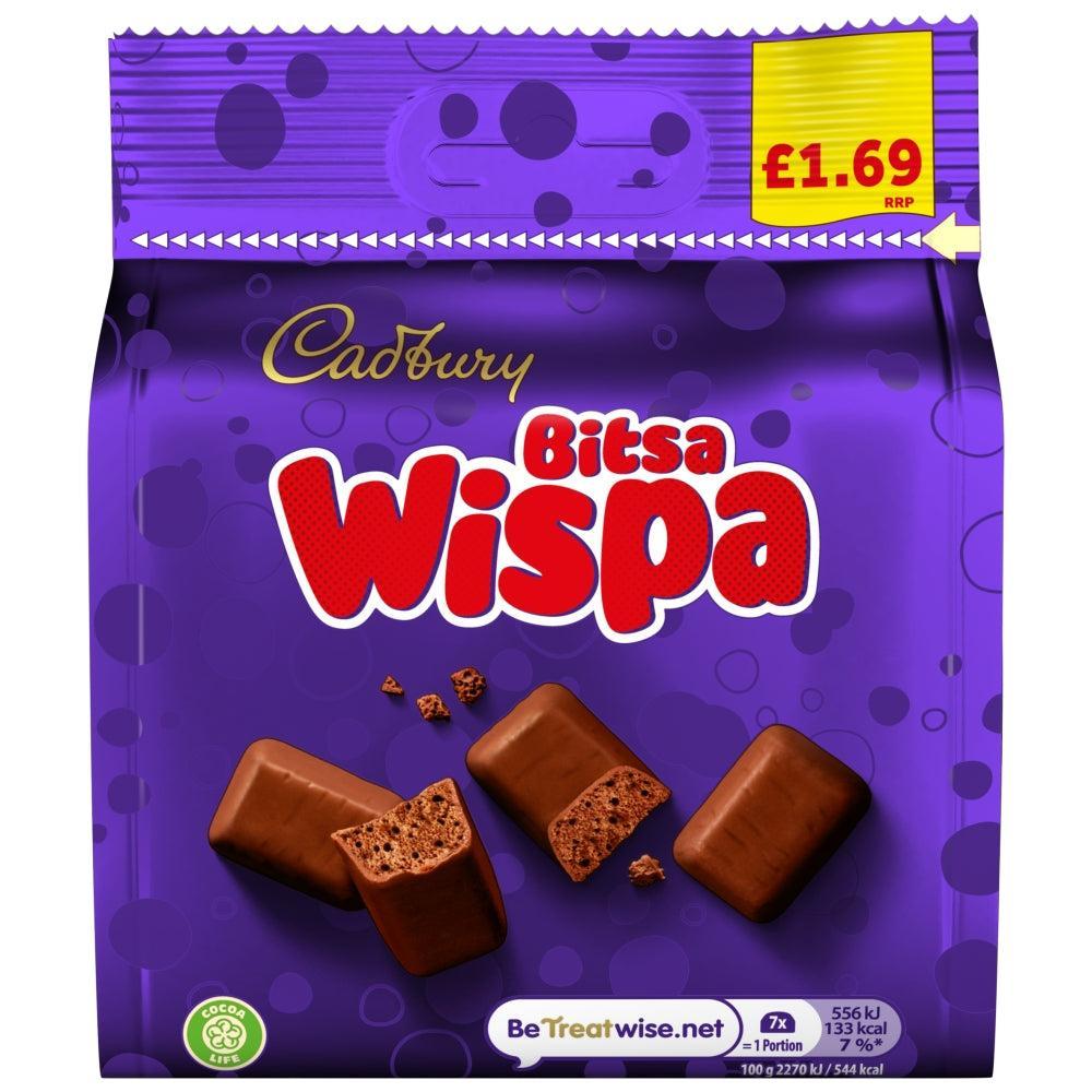 Cadbury Bitsa Wispa Milk Chocolate Bag 85g