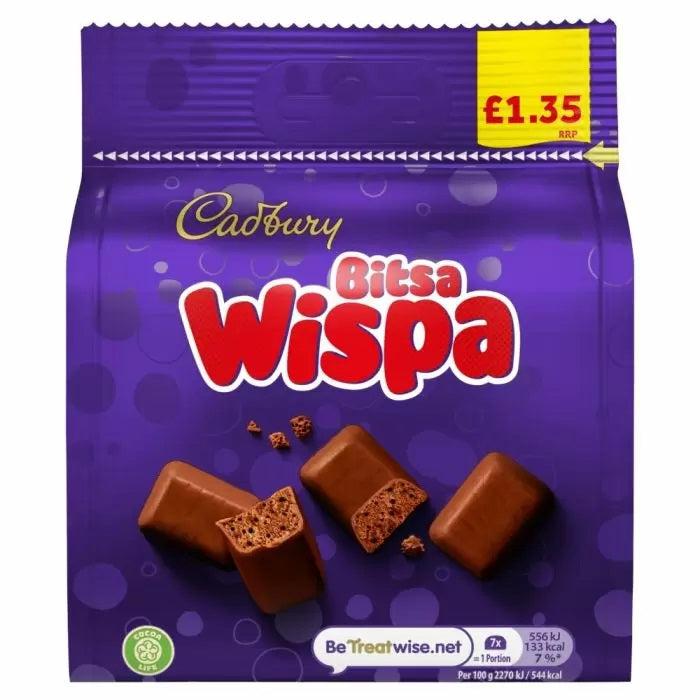 Cadbury Bitsa Wispa Milk Chocolate Bag 95g £1.35