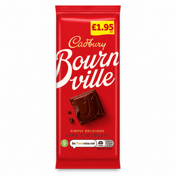 Cadbury Bournville Classic Dark Chocolate Bar 100g PMP