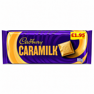 Cadbury Caramilk Golden Caramel Chocolate Bar 80g PMP