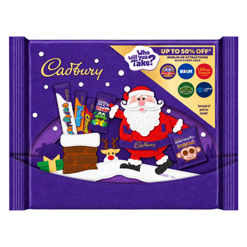 Cadbury Chocolate Christmas Selection Pack 78g