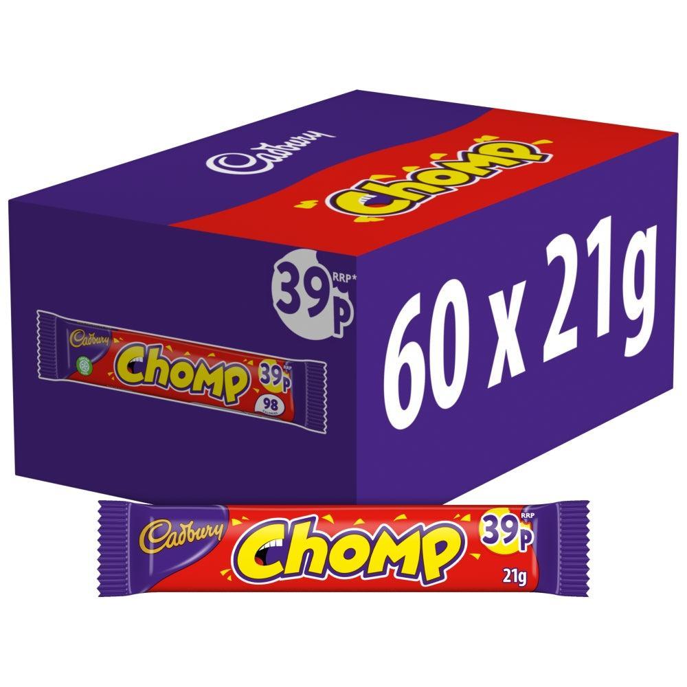 Cadbury Chomp Chocolate Bar 21g – Giant Bradley's Online Sweet Shop