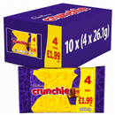 Cadbury Crunchie Chocolate Bars 4 Pack 104.4g PMP