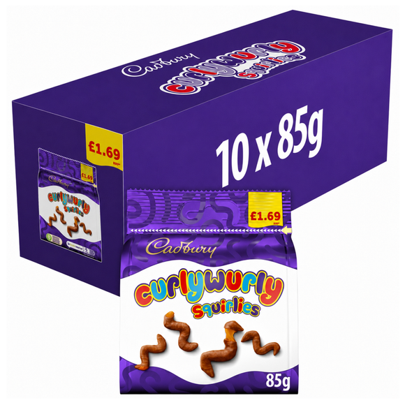 Cadbury Curly Wurly Squirlies Bag 85g PMP