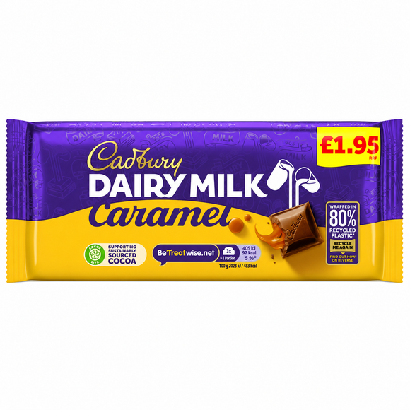 Cadbury Dairy Milk Caramel Bar 120g PMP