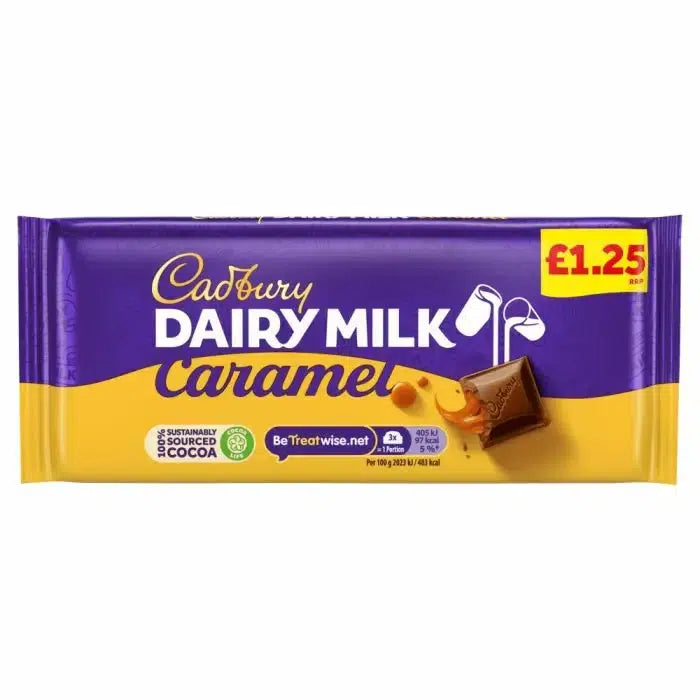 Cadbury Dairy Milk Caramel Bar 120g £1.25