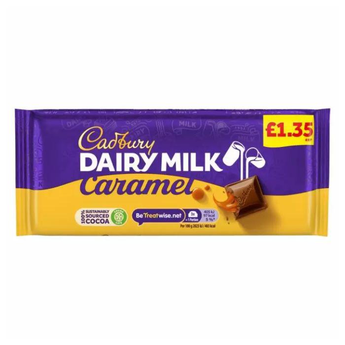 Cadbury Dairy Milk Caramel Bar 120g