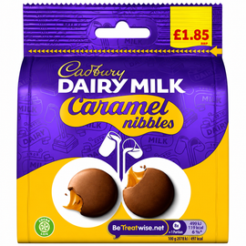 Cadbury Dairy Milk Caramel Nibbles Bag 85g PMP