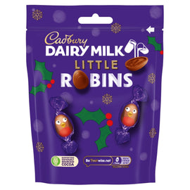 Cadbury Dairy Milk Christmas Little Robins Chocolate Bag 77g