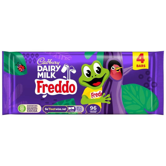 Cadbury Dairy Milk Freddo Chocolate Bar 4 Pack 72g