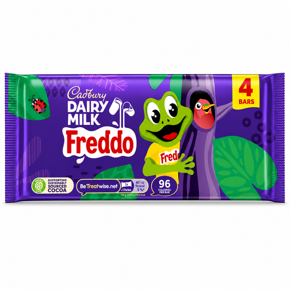 Cadbury Dairy Milk Freddo Chocolate Bar 4 Pack 72g