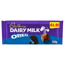 Cadbury Dairy Milk With Oreo Chocolate Bar 120g PMP