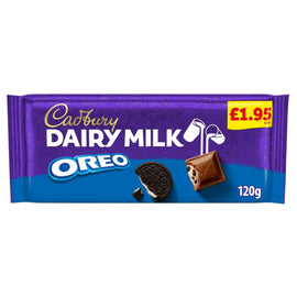 Cadbury Dairy Milk With Oreo Chocolate Bar 120g PMP
