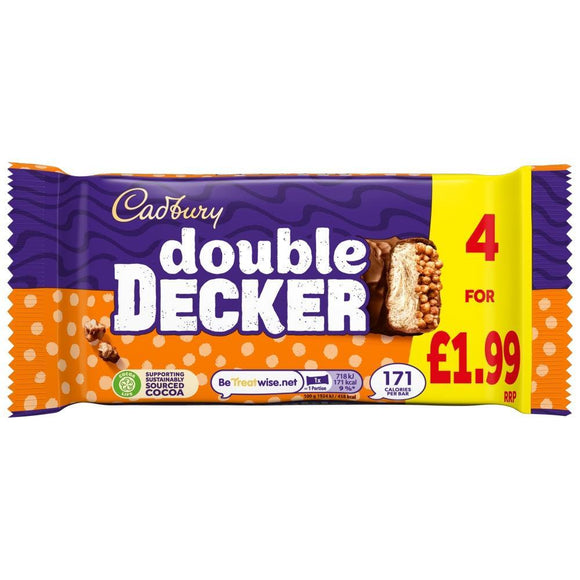 Cadbury Double Decker x4 149.2g PMP