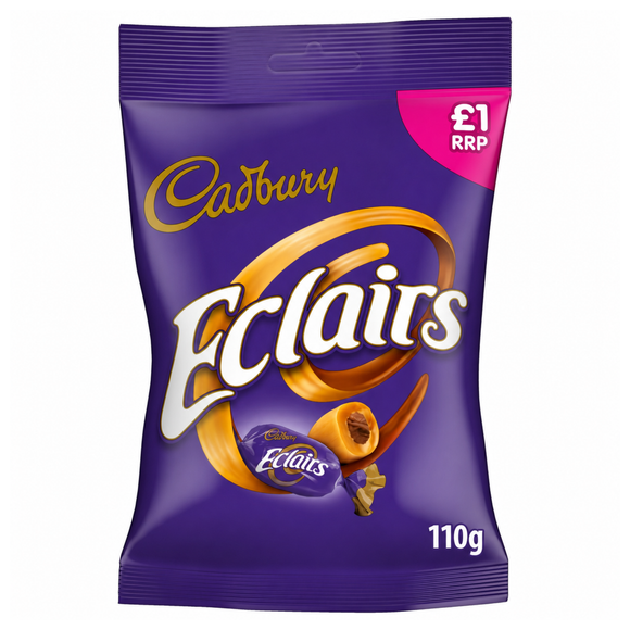 Cadbury Eclairs Chocolate Bag 110g PMP