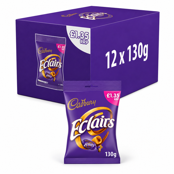Cadbury Eclairs Chocolate Bag 130g PMP