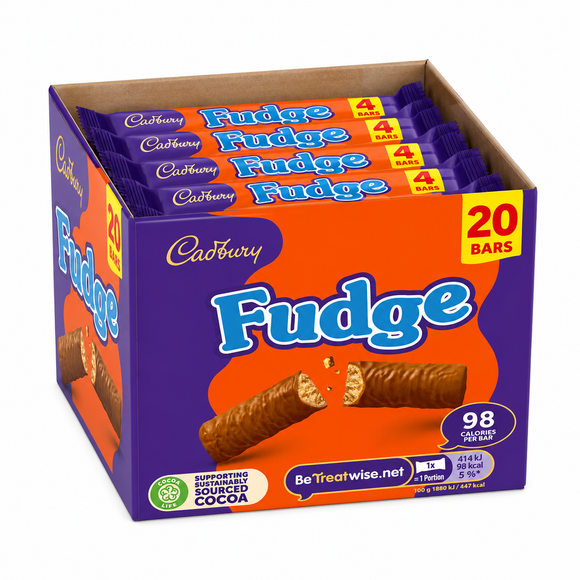 Cadbury Fudge Bar 4 Pack 88g