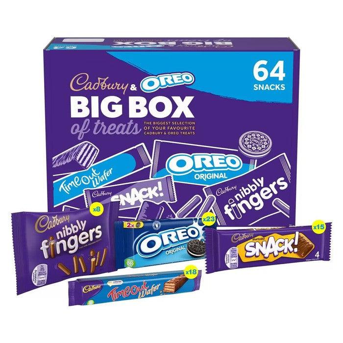 Cadbury & Oreo Big Box Of Treats, 64 Snacks Ideal Snack Pack