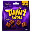 Cadbury Twirl Bites Chocolate Bag 85g PMP