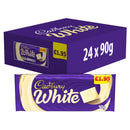 Cadbury White Chocolate Bar 90g PMP