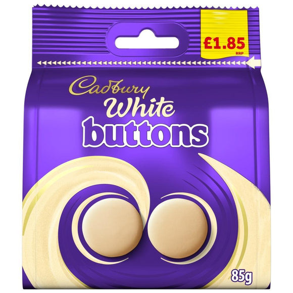 Cadbury White Chocolate Buttons 85g