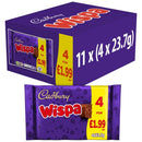 Cadbury Wispa Chocolate Bar 4 Pack 94.8g PMP