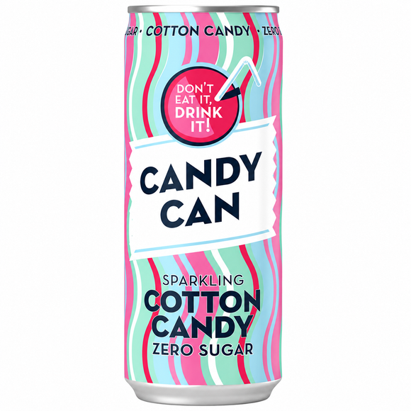 Candy Can Sparkling Cotton Candy Zero Sugar Can (330ml)
