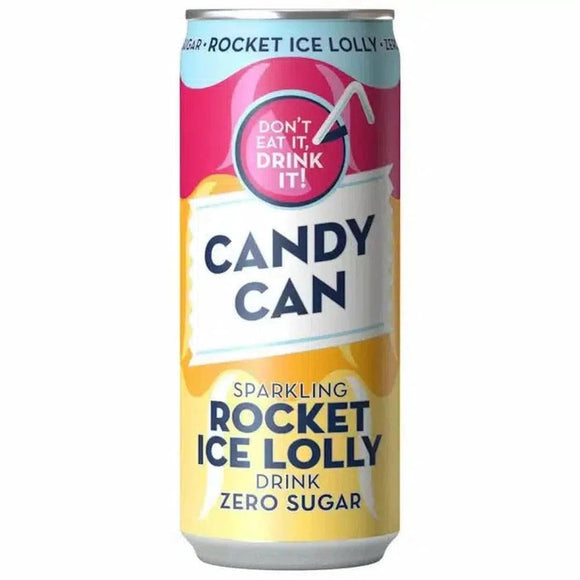 Candy Can Sparkling Rocket Ice Lolly Flavour Can 330ml