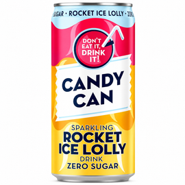 Candy Can Sparkling Rocket Ice Lolly Flavour Can 330ml