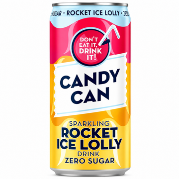 Candy Can Sparkling Rocket Ice Lolly Flavour Can 330ml