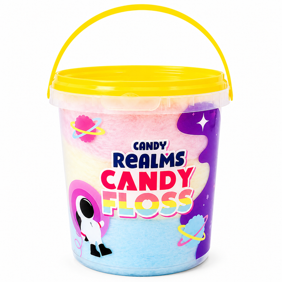 Candy Realms Candy Floss Bucket 50g
