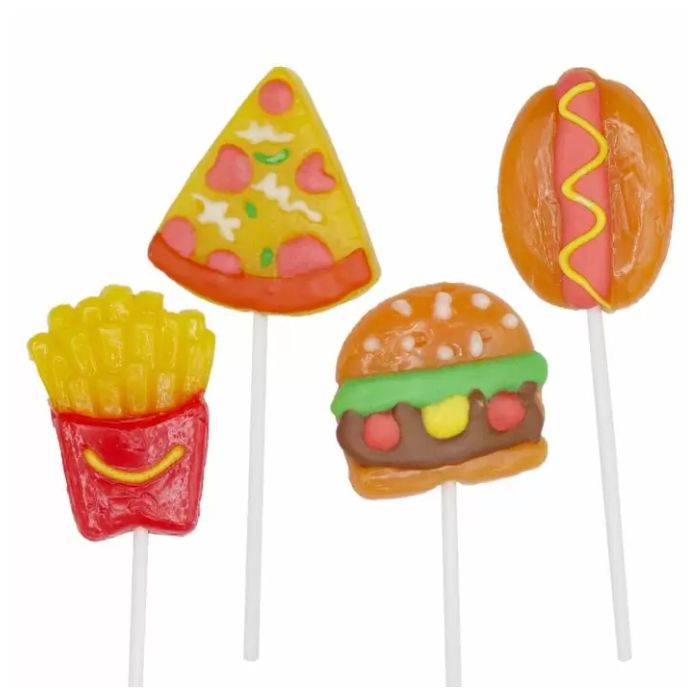 Candy Realms Fast Food Pops 50g