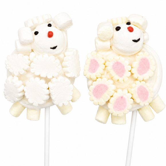 Candy Realms Lucy Lamb Mallow Lolly 35g x 1 Lolly