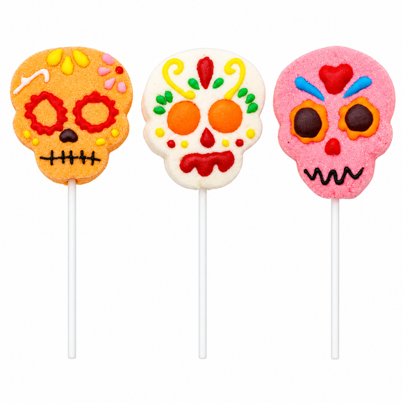 Candy Realms Skull Mallows Lollipops 35g x 1