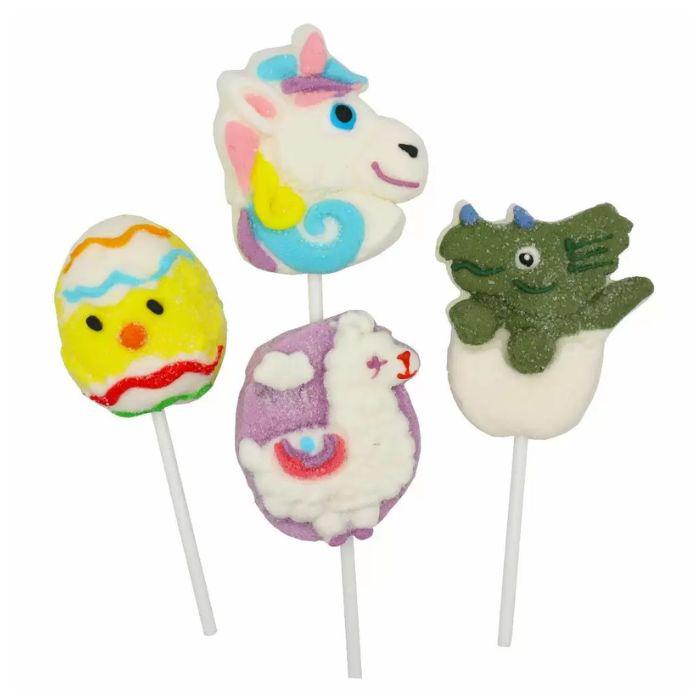 Candy Realms Spring Mallow Pops 45g x 1 Random Design Lolly