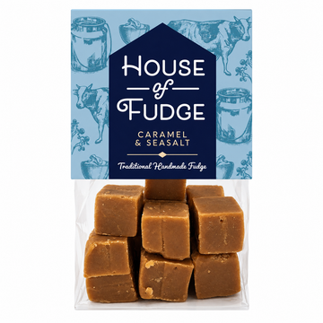 Caramel & Seasalt Gourmet Fudge Bag by House of Fudge 150g